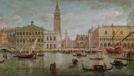 Gezicht op Venetië, 1719